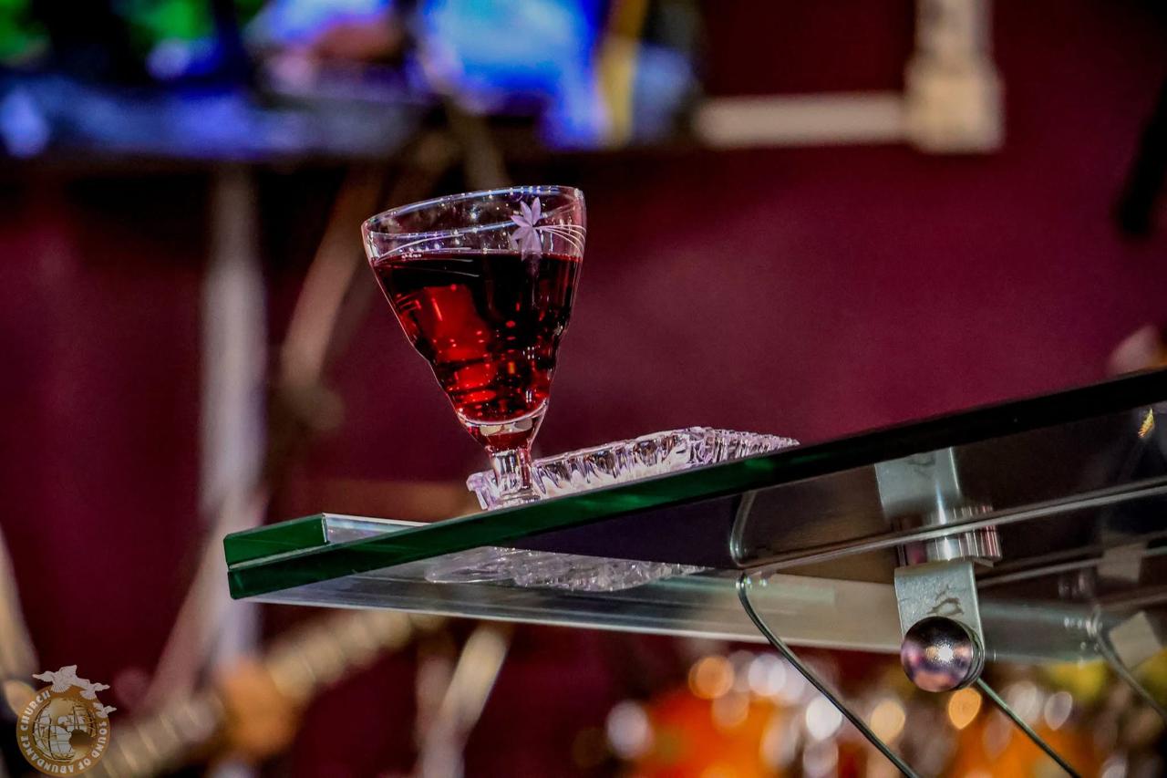 Communion chalice at SOA Church