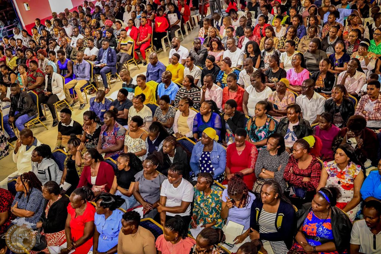 Congregation at SOA Sunday Breakthrough Service
